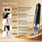 PicoSecond Nd: YAG System - Tattoo Removal Pen, 9-Level Compact Portable Tool with User-Friendly Operation – BPM-RA04