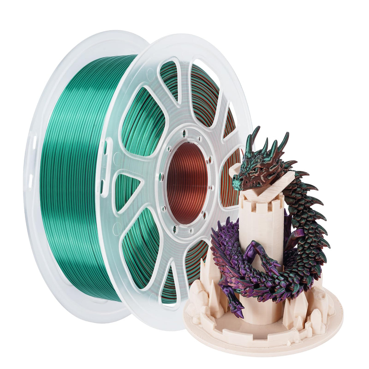 Kingroon 16KG PLA Filament Bundle 1.75mm 3D Printer Filament Multicolor Pla Filament Bulk for Most 3D Printer, Dimensional Accuracy +/- 0.02 mm, 1kg Spool,16 Rolls,16 Colors