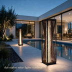 EcoGreen Solar Lanterns Outdoor Waterproof, Solar Lights Outdoor for Patio