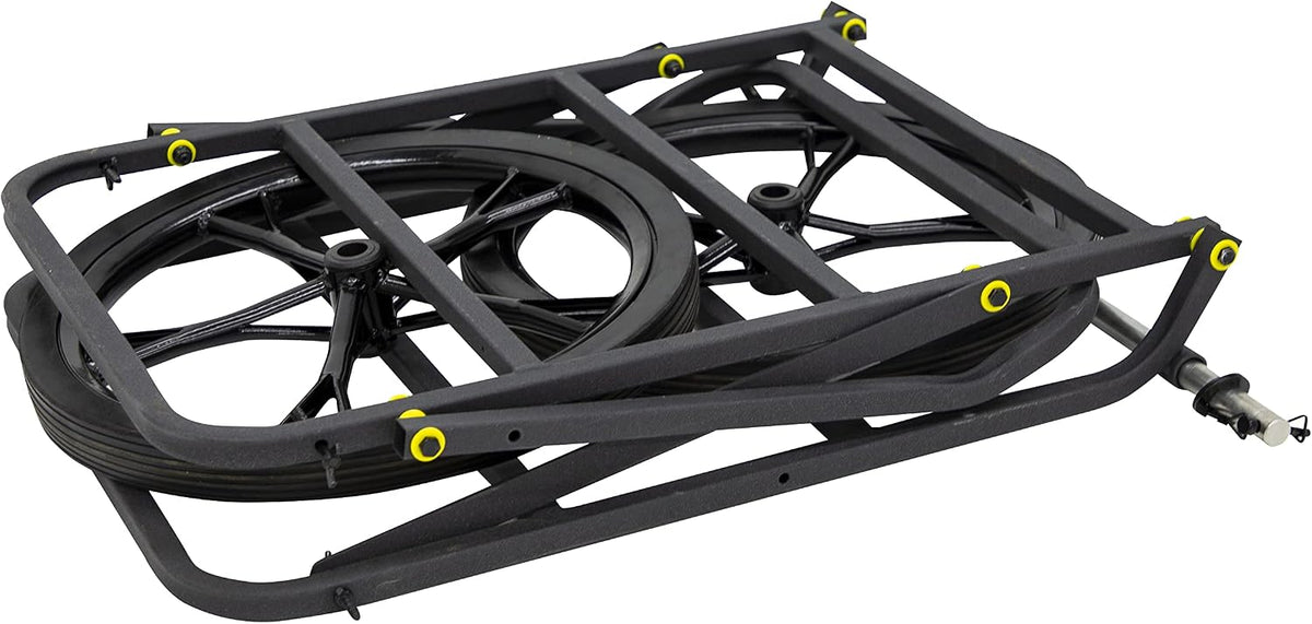 Rivers Edge® Game Cart, Haul Large Game, Tri-Fold Design, from Folded to Full Use, Durable, 300 lb. Hauling Capacity, RE790 Black
