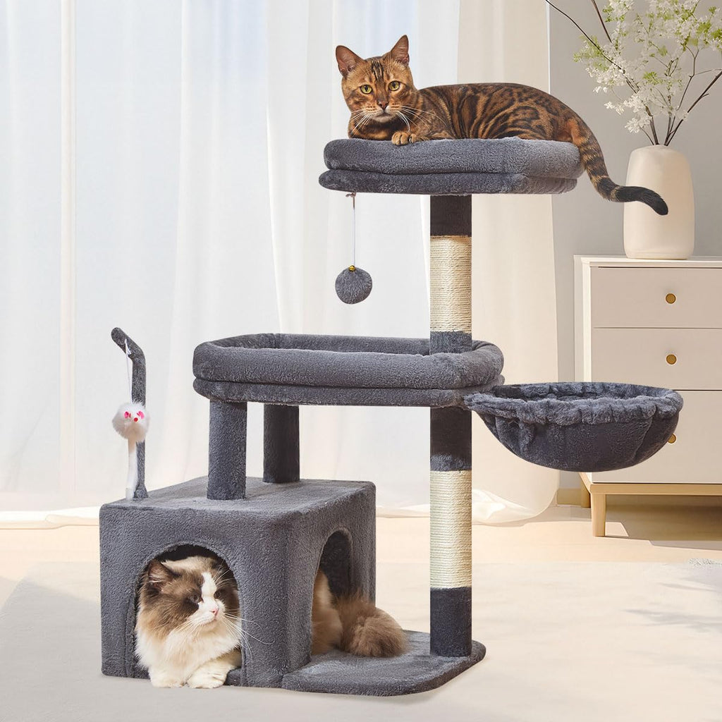 Taoqimiao 79in Cat Tree, Tall Large Cat Tower for Indoor Adult Cats S10G