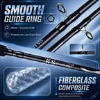 Sougayilang 2-Piece Baitcasting Rod and Reel Combo