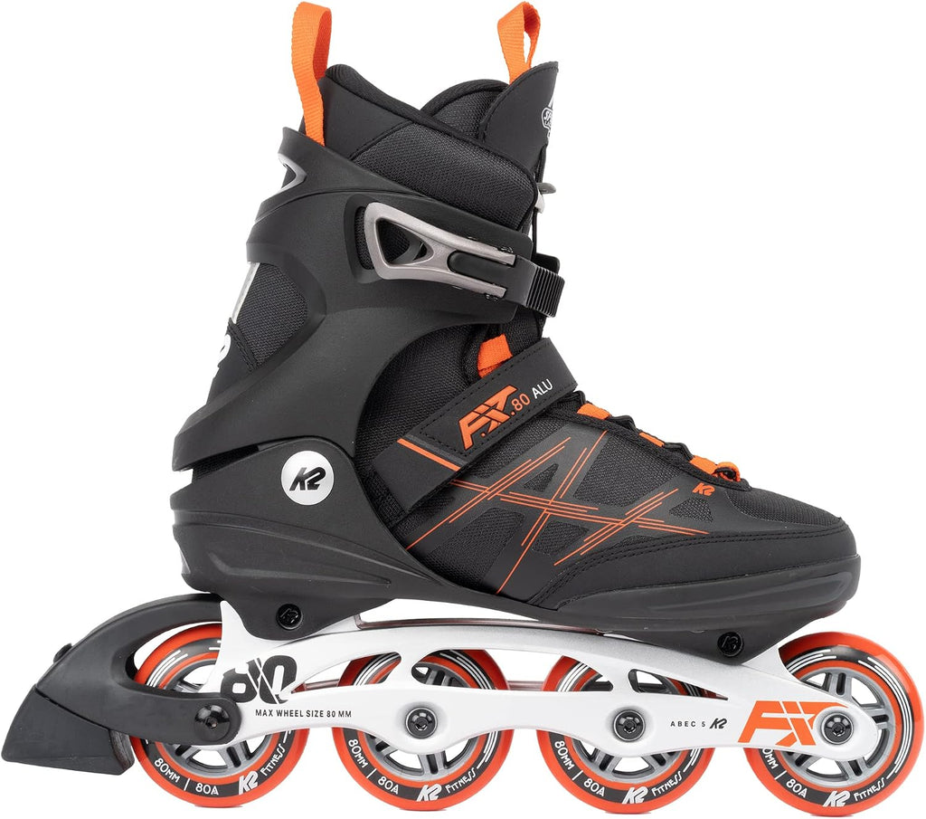 K2 F.I.T. 80 ALU Black Mens Inline Skates
