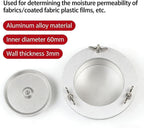 Fabric Moisture Permeability Cup, Textile Water Vapor Transmission Tester, 360° Circular Design, 60mm Inner Diameter, Cup Depth: 22 Mm, for Textile, Apparel, Packaging Industries
