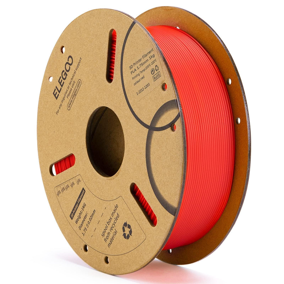 ELEGOO PLA 3D Printer Filament 1.75mm Bundle Multicolors 10KG