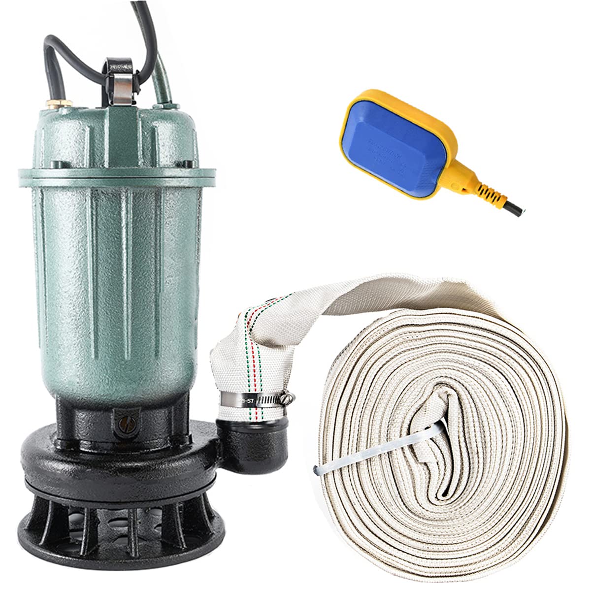 1HP Sump Pump,4000GPH Submersible Dirty Clean Water Pump with Float Switch,Submersible Sewage Pump for Pools, Garden,Pond,Irrigation,flooded Areas (220V-240V)