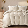 EverGrace Tencel™ Sateen Duvet Cover Set, King Size, Espresso Brown