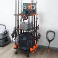 KastKing Gear Trolley V12 Mobile Fishing Rod Holder for 12 Rods or Combos