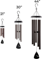 Personalized Memorial Wind Chime, Hunting in Heaven Deer or Duck Wind Chime, Hunter Sympathy Gift, Customizable Hunting Memorial Gift (Bronze 44")