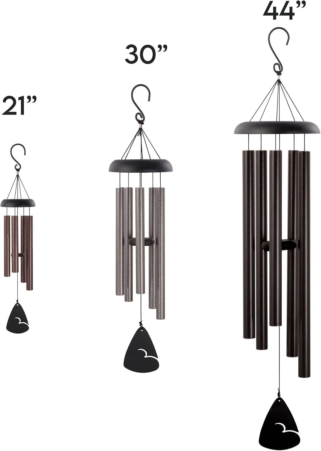 Personalized Memorial Wind Chime, Hunting in Heaven Deer or Duck Wind Chime, Hunter Sympathy Gift, Customizable Hunting Memorial Gift (Bronze 44")