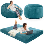 Bean Bag Chairs for Adults - Giant Bean Bag Convertible Floor Sofa