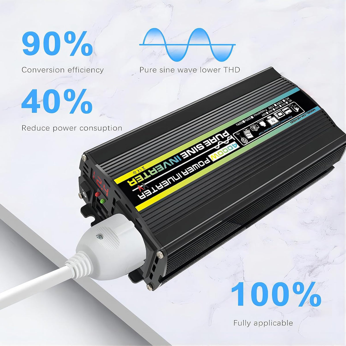 800W Off-Grid Solar Panel Kit with 50A Charge Controller - Waterproof Solar Solution for RVs and Campers(100W)