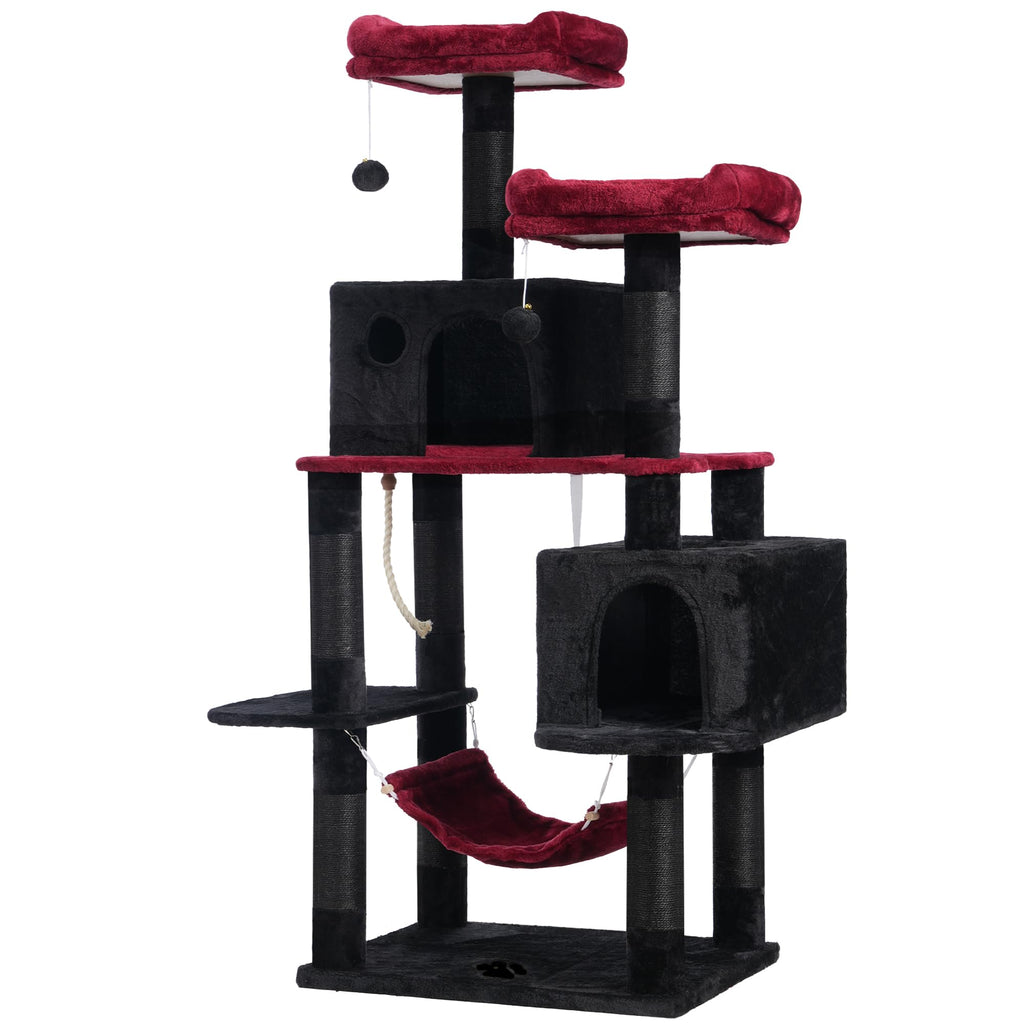 Hey-brother Cat Tree Tower with Sisal Scratching Posts, Big Condo, MPJ020W