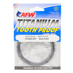 AFW Titanium Tooth Proof, Single Strand Leader Wire