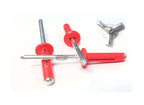 Yellow Exploding Pop Rivets 3/16" Tri-Fold Small Aluminum Head Steel Mandrel .040 - .354 Grip Range Fastener