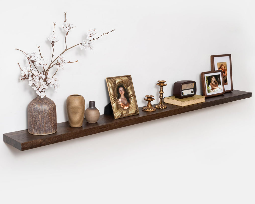 Marsmiles 55in Long Floating Shelves for Wall Mounted, 1Pack|Natural