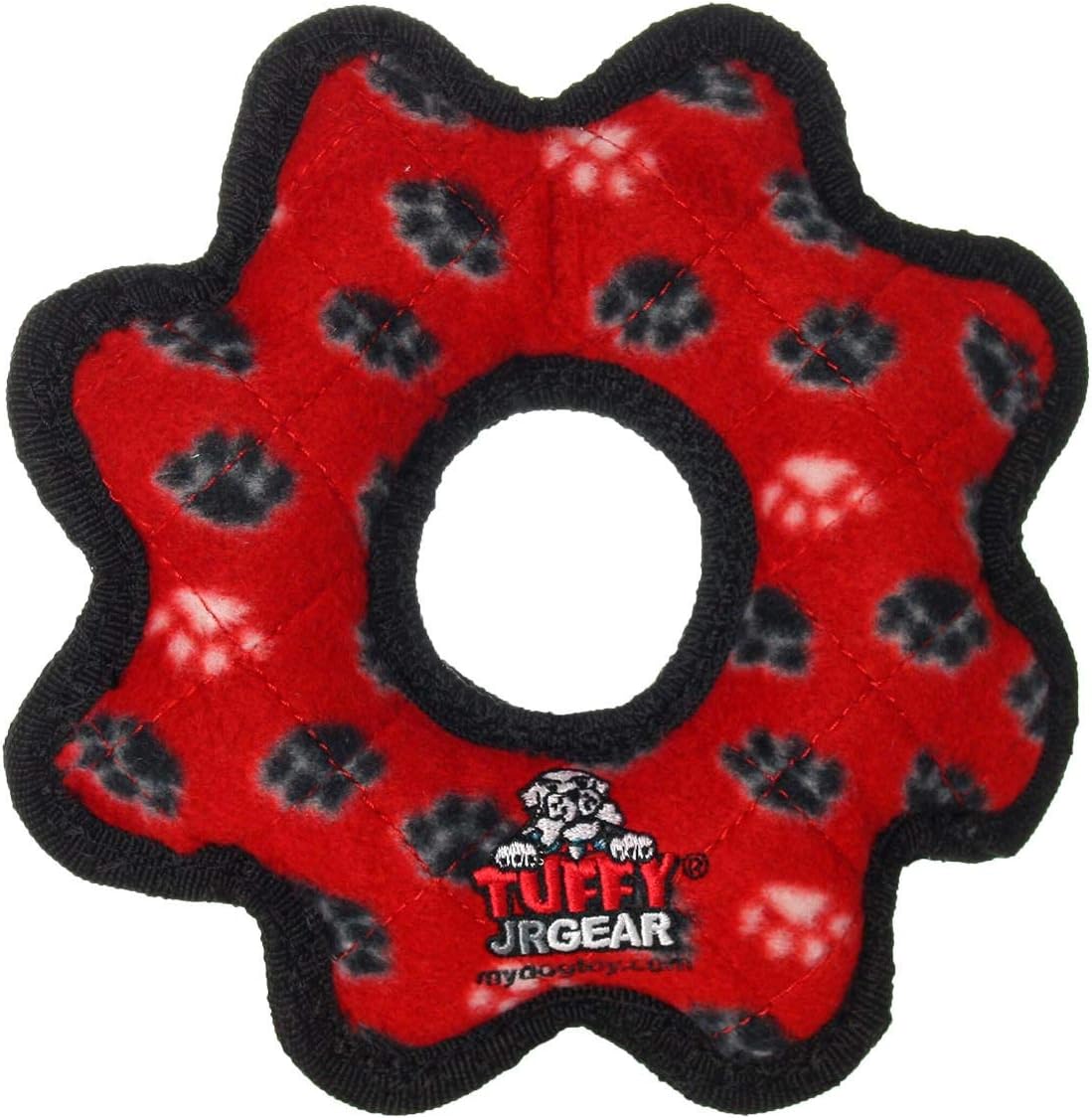TUFFY® 4 Pack Gear Ring Rabbit Boomerang Turkey Plush Dog Toys