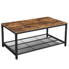 VASAGLE Farmhouse Coffee Table with Storage, Lift Top, Hidden Compartment