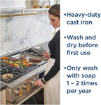Reversible Cast Iron Griddle/Grill Combo