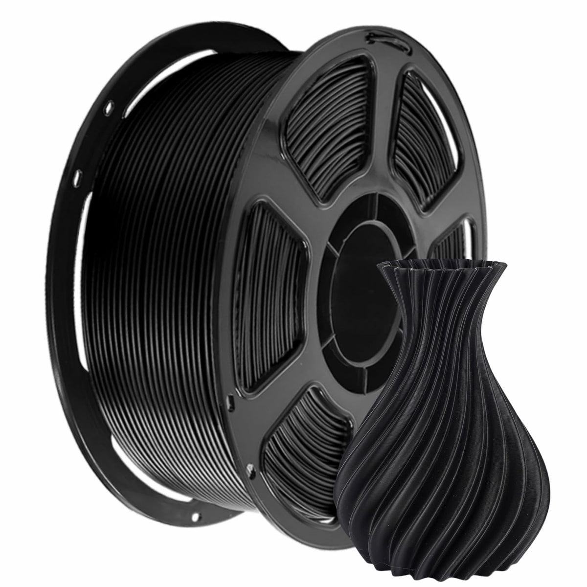 PLA Plus 3D Printer Filament 1.75mm,8 Color 8KG FDM Spool