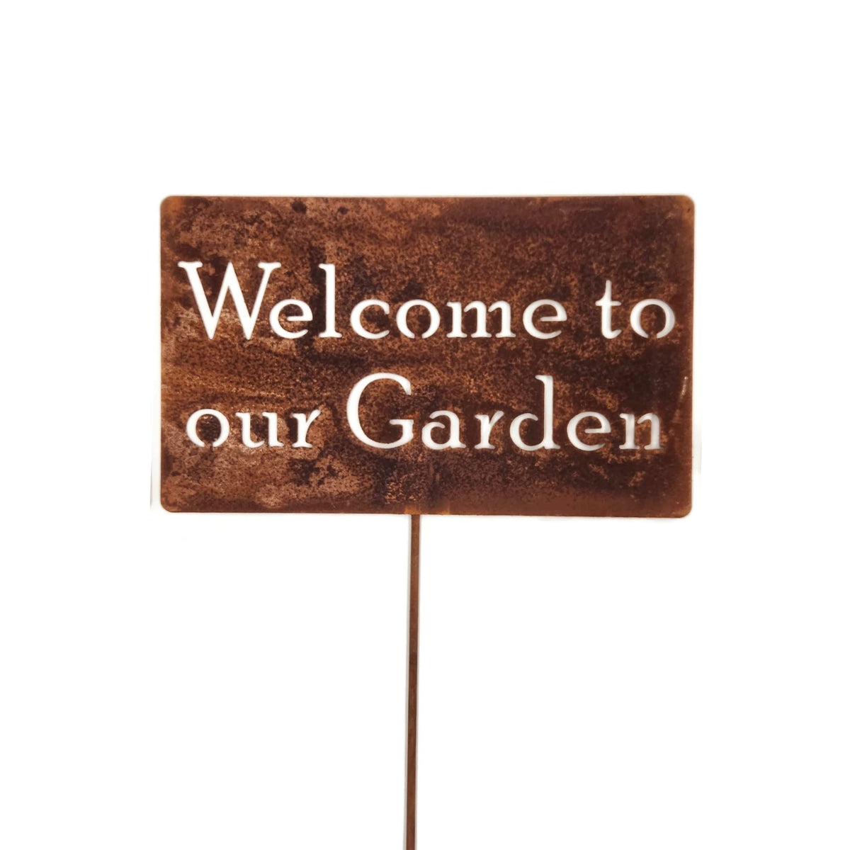 Funny Garden Stake 20 to 33 Inches Tall (I Wet My Plants, XL 33" Tall)