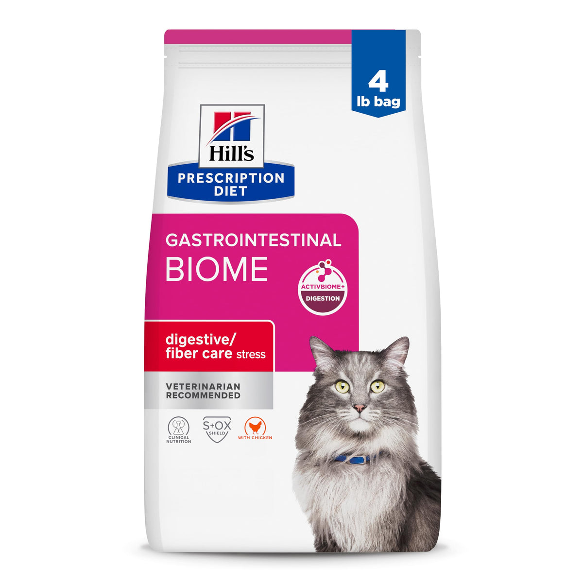 Hill's Prescription Diet GI Biome Stress Digestive/Fiber Care Dry Cat Food