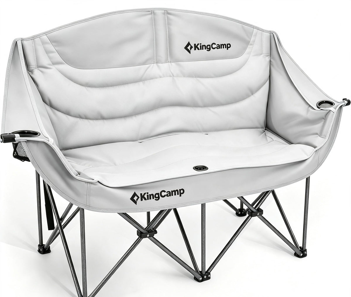 KingCamp Double Camping Chair, Heavy Duty 660lbs Folding 2 Person Chair