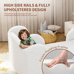 DoCred Toddler Bed, Upholstered Toddler Bed for Girls&Boys