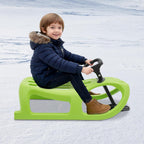 Saddle Style Snow Sled for Kids and Adults – Winter Outdoor Sliding Toy, Heavy Duty Plastic, Fun Sledding for Snowy Hills and Backyard