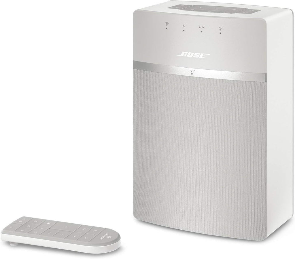 Bose SoundTouch 10 Wireless Speaker, Compatible with Alexa, White (Renewed)