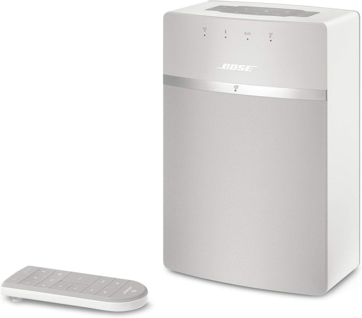 Bose SoundTouch 10 Wireless Speaker, Compatible with Alexa, White (Renewed)