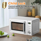 0.7Cu.ft Mini Microwave Countertop w/ 5 Micro Power, 700W