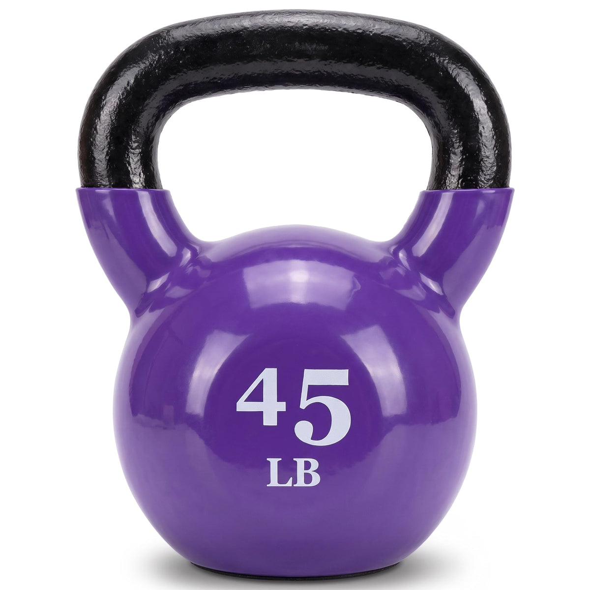 Fitvids 5-50 LB Kettlebells Cast Iron Strength Training Kettlebells for Home Gym Exercises, Single or Set