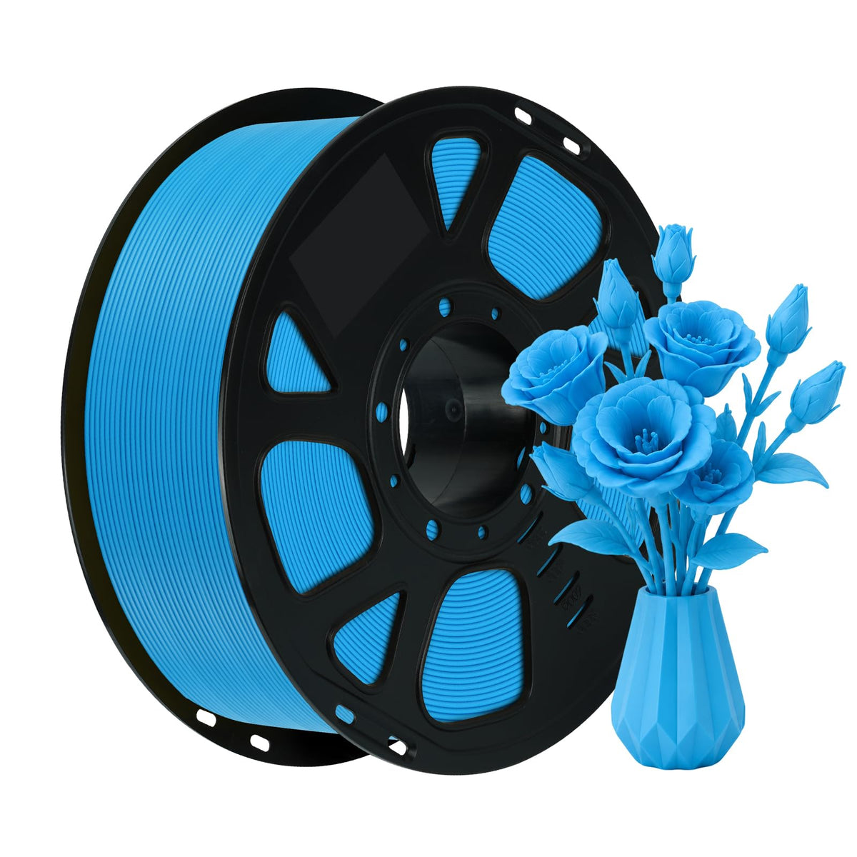 Kingroon 16KG PLA Filament Bundle 1.75mm 3D Printer Filament Multicolor Pla Filament Bulk for Most 3D Printer, Dimensional Accuracy +/- 0.02 mm, 1kg Spool,16 Rolls,16 Colors