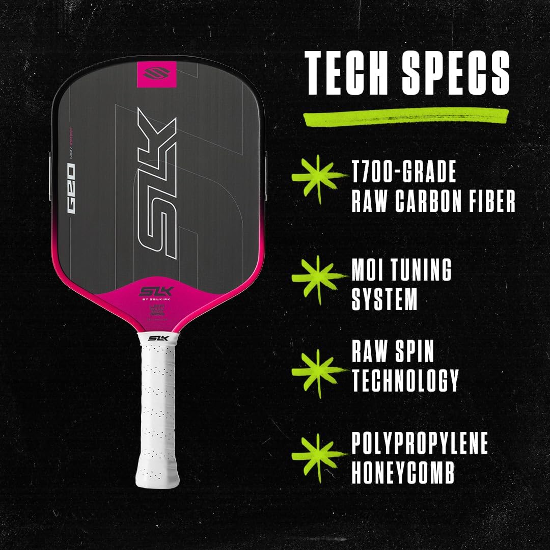 Selkirk Sport SLK Geo Pickleball Paddles | T700 Carbon Fiber Core
