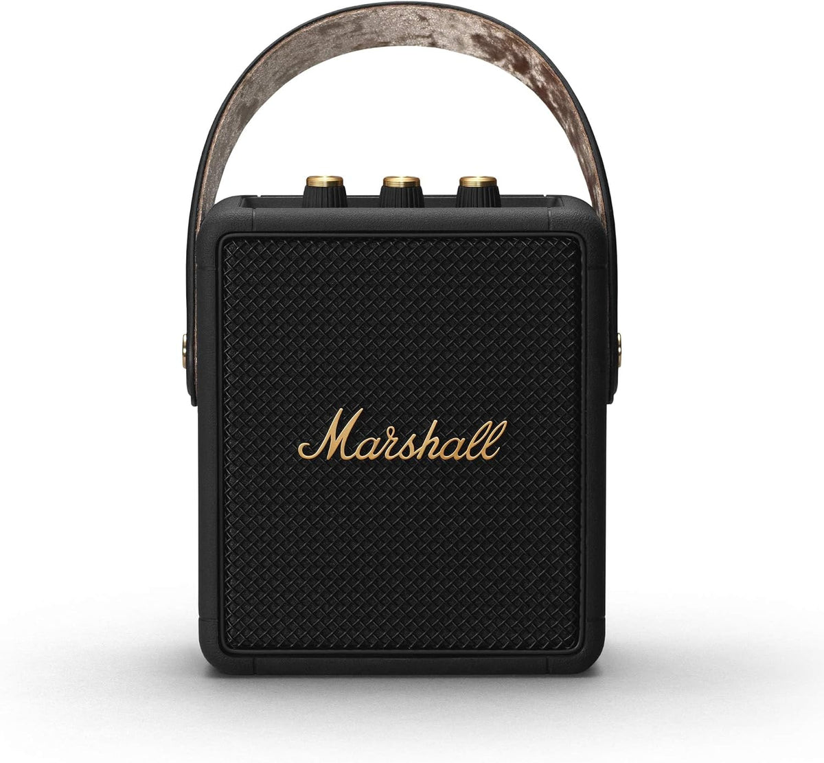 Marshall Stockwell II Portable Bluetooth Speaker - Black and Brass