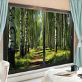 Dense Forest Window Privacy Film 35.4Wx55.1L-inch x2 Pcs