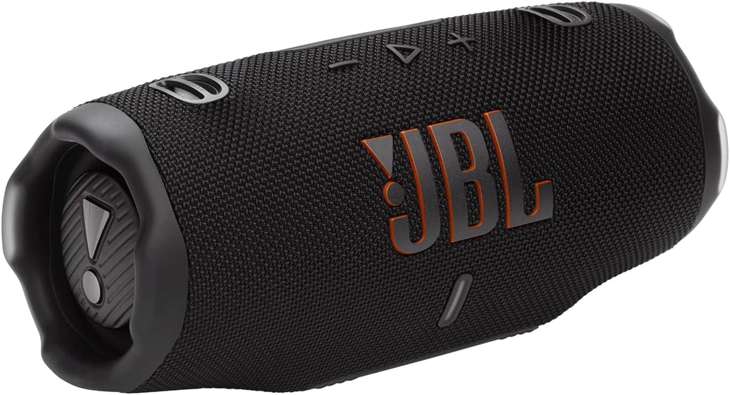 JBL Charge 6 - Portable Waterproof & Drop-Proof Bluetooth Speaker, Bold Pro Sound with AI Sound Boost (Blue) (Renewed)