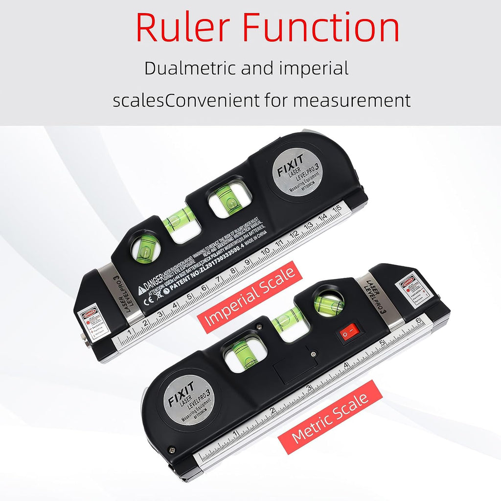 Laser Level Line Tool, Standard Cross Line Laser Leveler Beam Kit