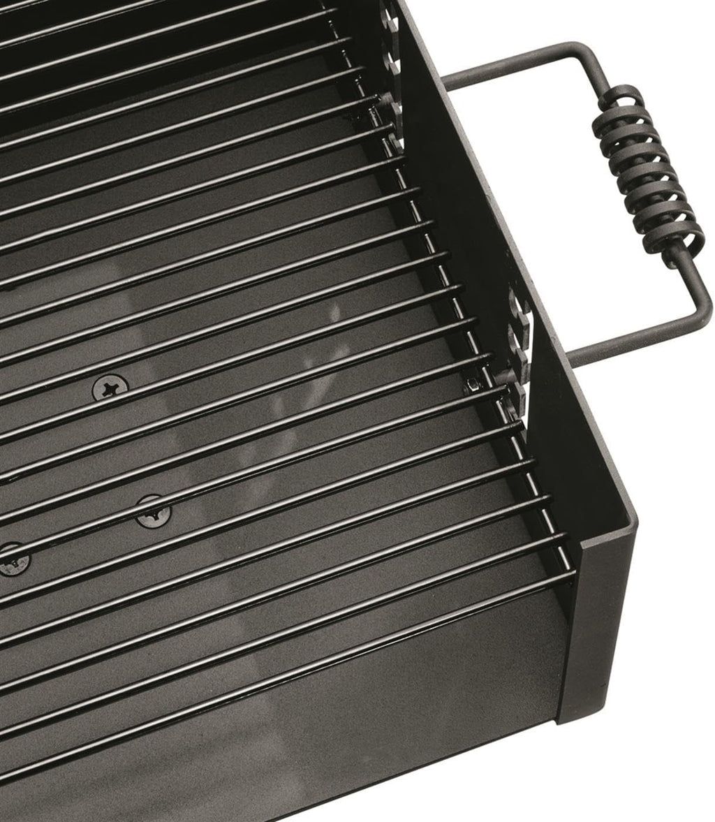 Guide Gear Heavy-Duty Park-Style Charcoal BBQ Grill for Camping, Outdoor Cooking, Backyard, Patio, Camp Grilling Barbecues, 15.5" x 15" x 8.25"h.