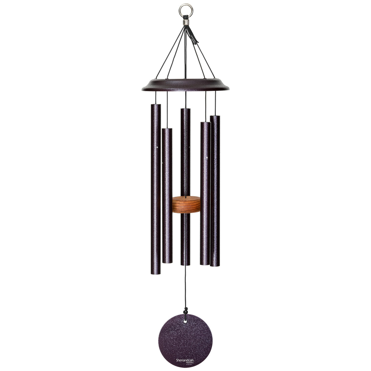 Shenandoah Melodies by Wind River - 26 inch Plum Wind Chime for Patio, Backyard, Garden, and Outdoor décor (Aluminum Chime) Made in the USA