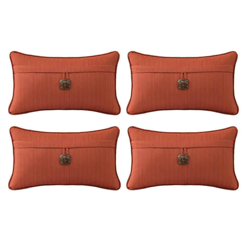 Outdoor Sunbrella Decorative Pillows Pack of 4, 20" x 12" Outdoor Pillow Set for Couch Bed Throw Patio Sofa, Airies Marble