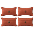 Outdoor Sunbrella Decorative Pillows Pack of 4, 20" x 12" Outdoor Pillow Set for Couch Bed Throw Patio Sofa, Airies Marble