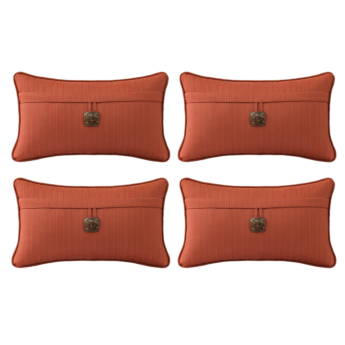 Outdoor Sunbrella Decorative Pillows Pack of 4, 20" x 12" Outdoor Pillow Set for Couch Bed Throw Patio Sofa, Airies Marble