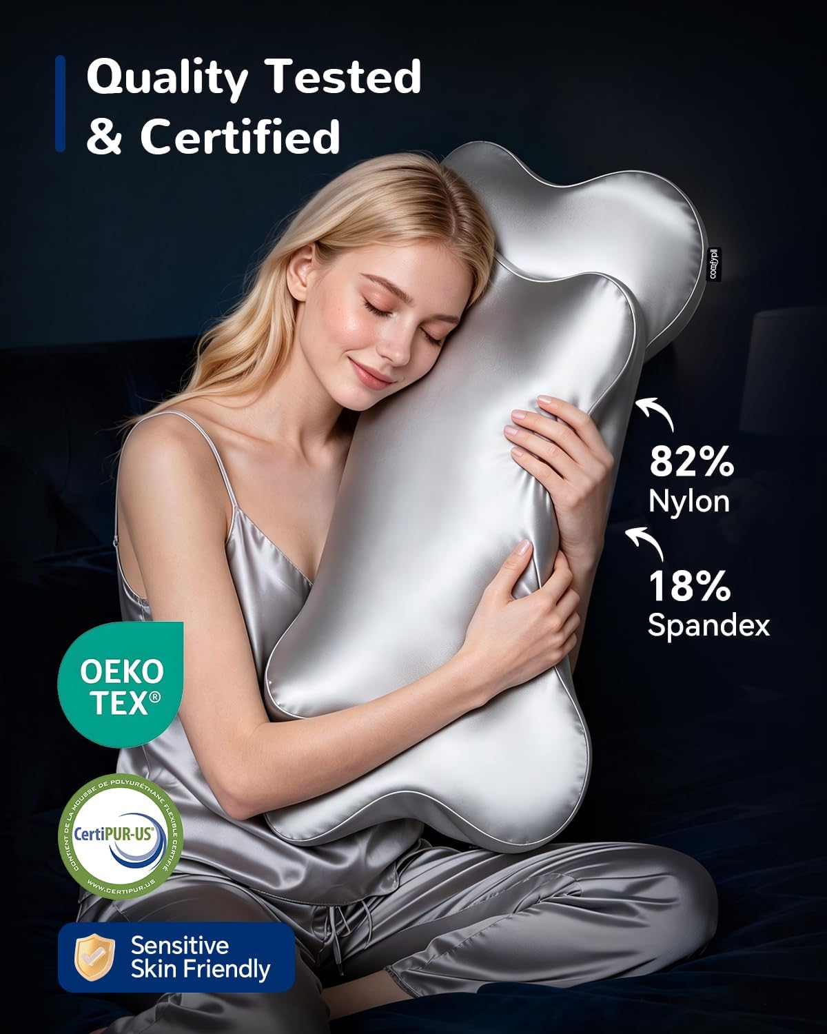 Neck Pillow for Sleeping, Portable Memory Foam Pillow, Travel Size