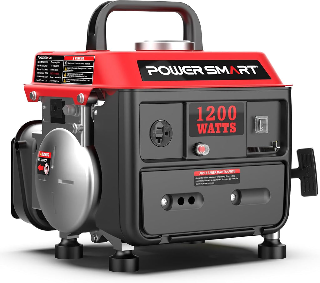 PowerSmart 1200 Watt Portable Generator for Camping