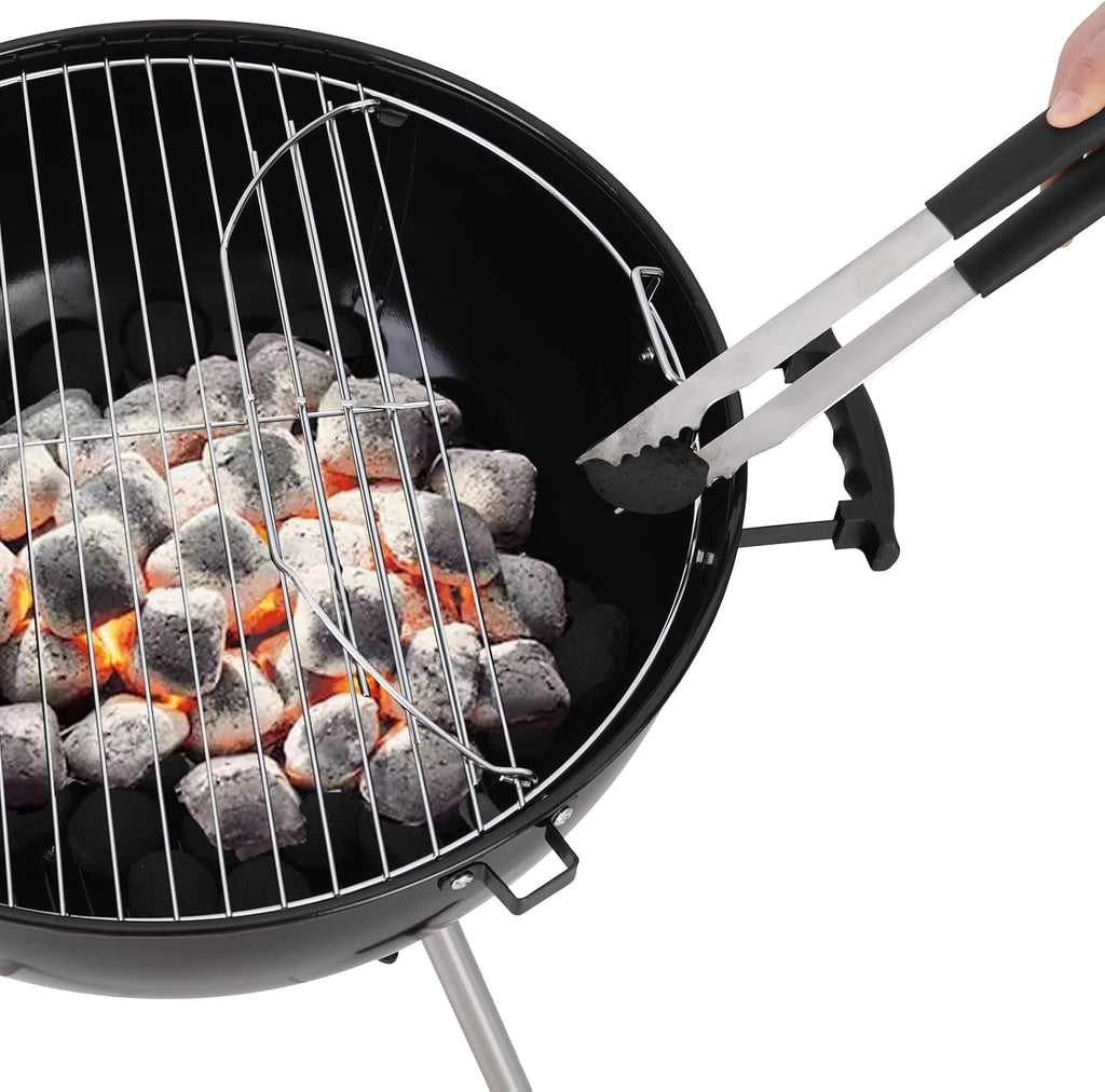 22 inch Kettle Charcoal BBQ Grill with Wheels for Outdoor Cooking