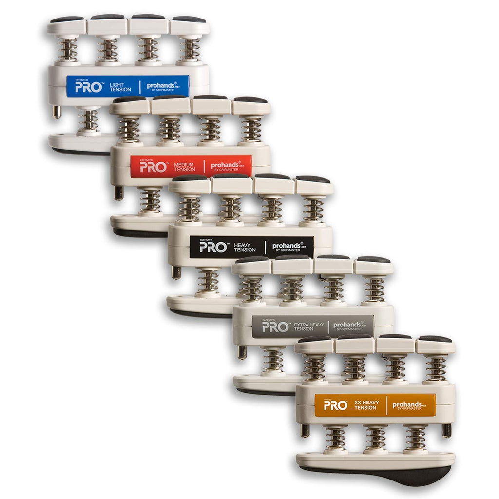 Prohands PRO Hand Exerciser, Finger Exerciser (Hand Grip Strengthener), Spring-Loaded, Finger-Piston System, Isolate and Exercise Each Finger