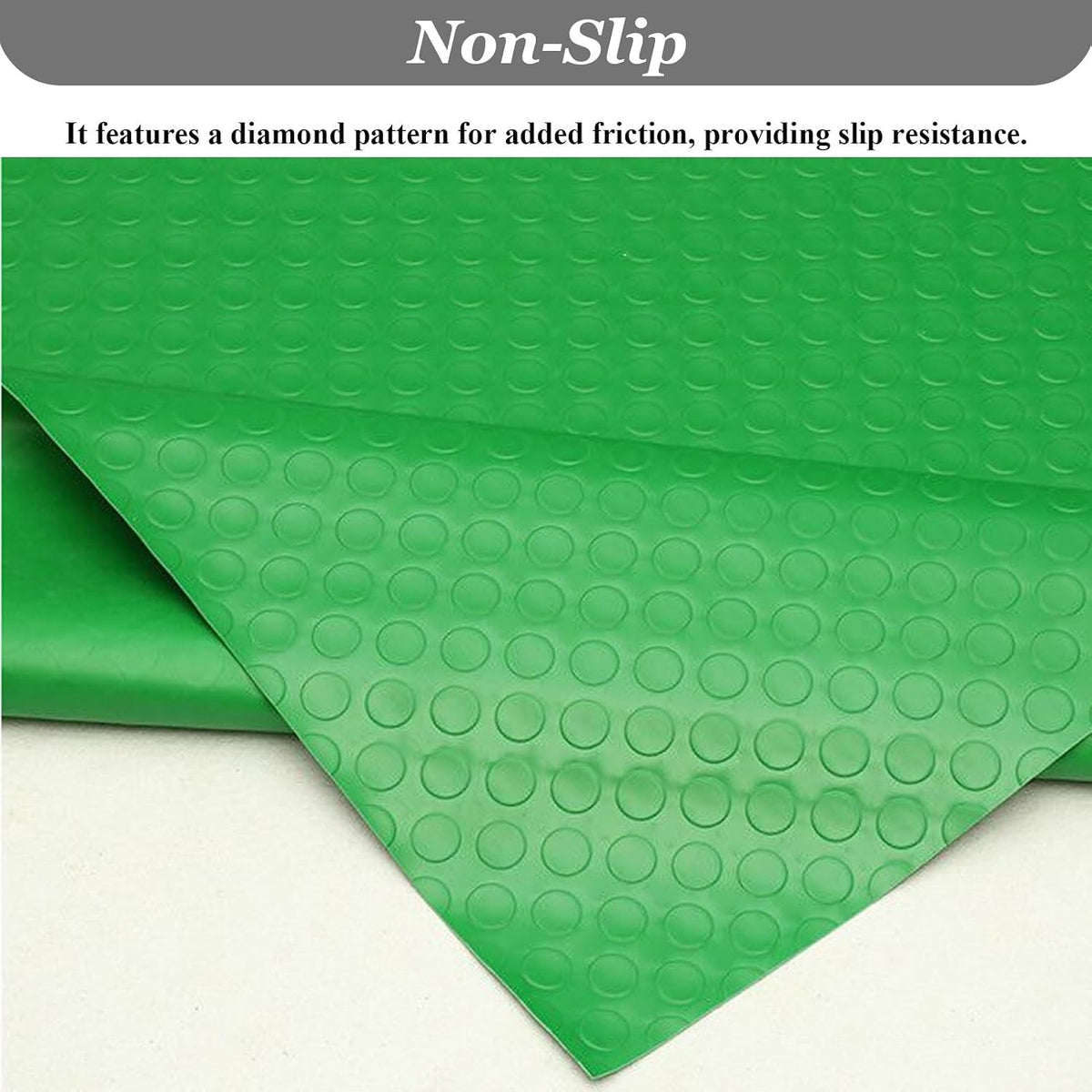 Garage Floor Mat Large Wear-resistant Coin Pattern Garage Mats for Floor, 2.5mm Non-Slip Garage Flooring Roll, 5 8 10 16 ft Length Rubber Mats for Home Gym(Red,1.3x1.5m(4.3 x 4.9ft))