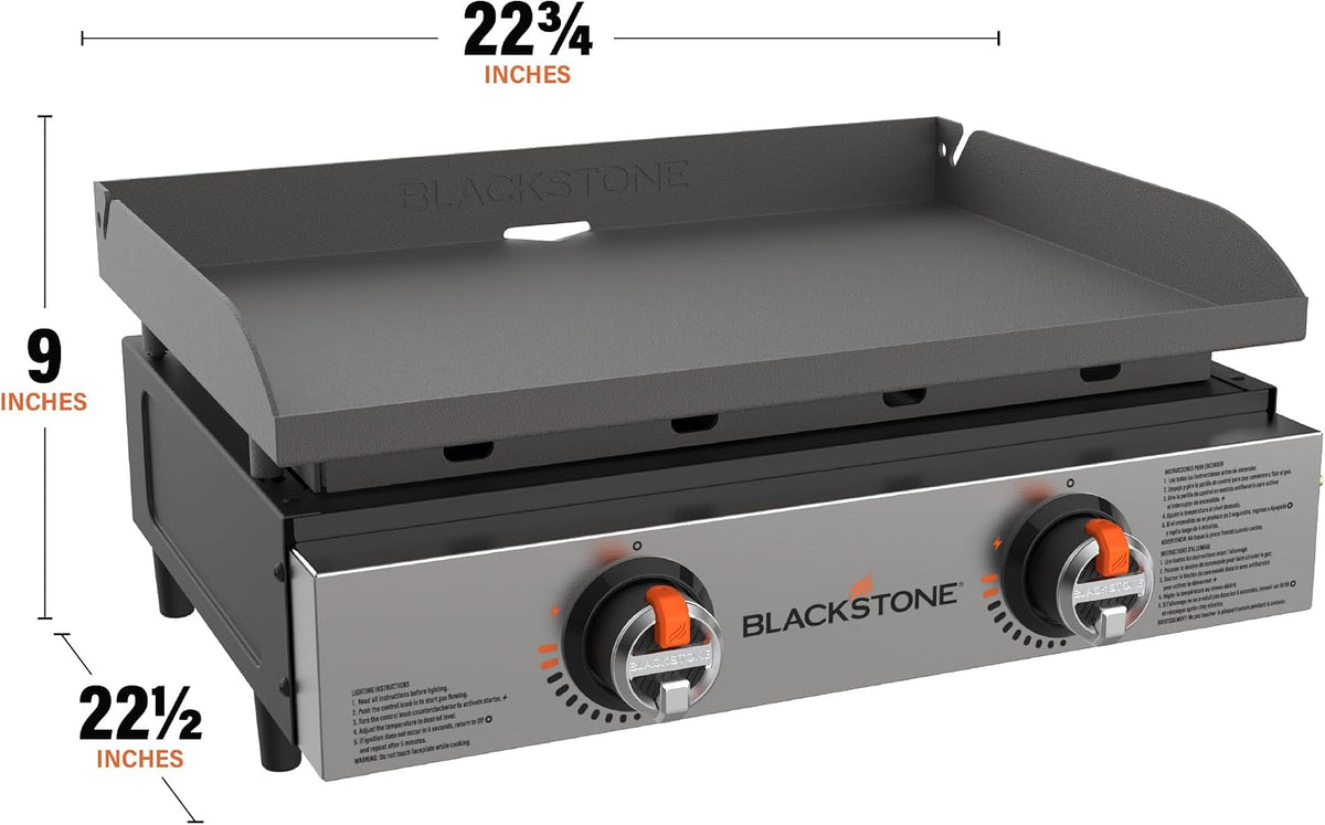 Blackstone 2203 22" Tabletop Griddle, Black